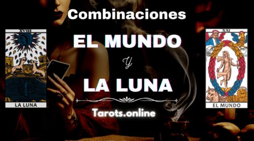 Combinación de La Luna y El Mundo Combinación de La Luna y El Mundo