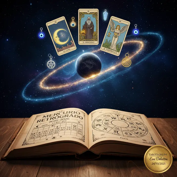 Mercurio retrogrado 2025-2026: guía definitiva con fechas y rituales Guía completa sobre Mercurio Retrógrado con fechas, rituales y consejos de supervivencia por signo.