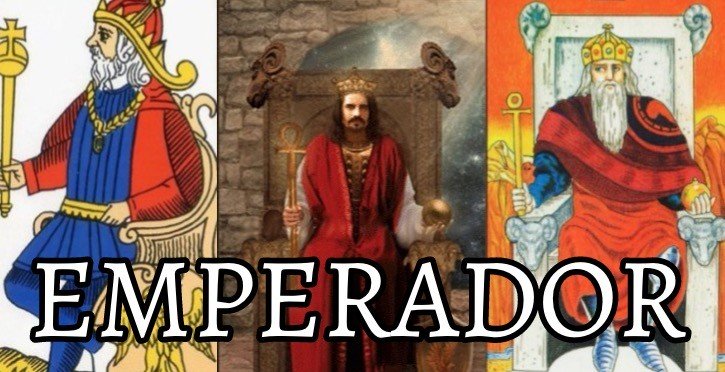 Diferentes ilustraciones del arcano El Emperador