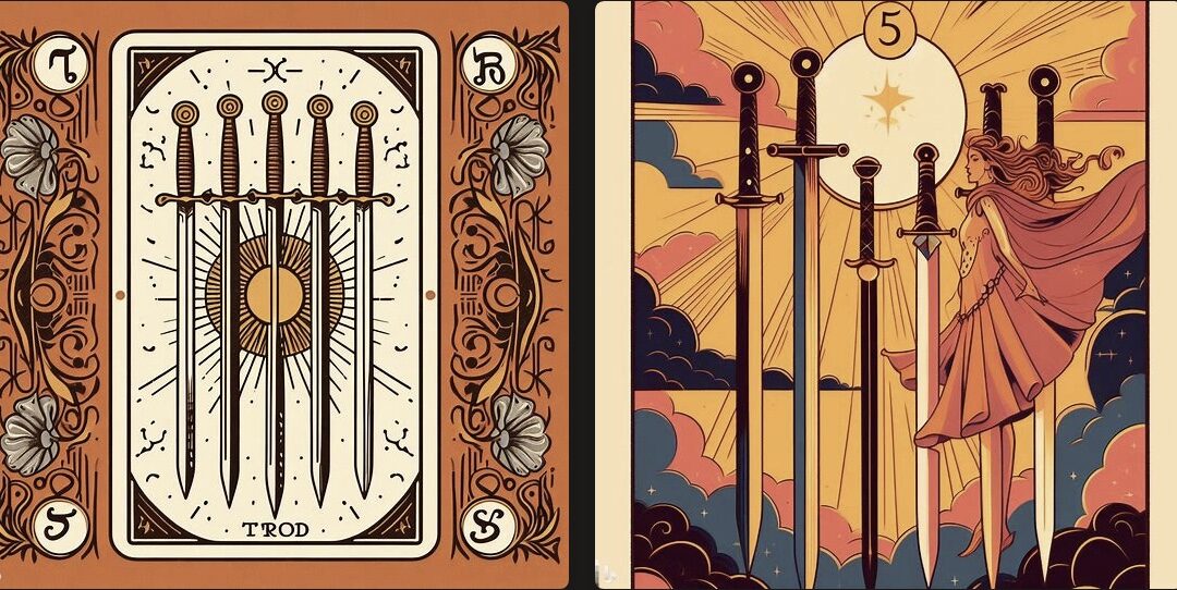 5 de espadas tarot marsella