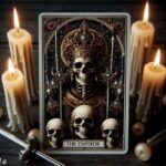el emperador tarot negro