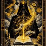 el mago en el tarot negro