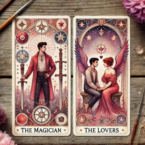 El Mago y Los Enamorados amor significado