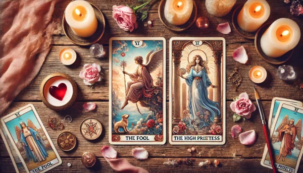 el loco y la sacerdotisa juntos significado