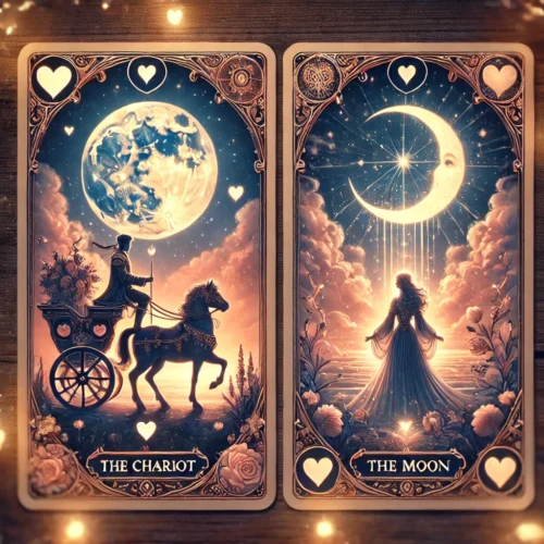 El carro y la luna en el amor significado