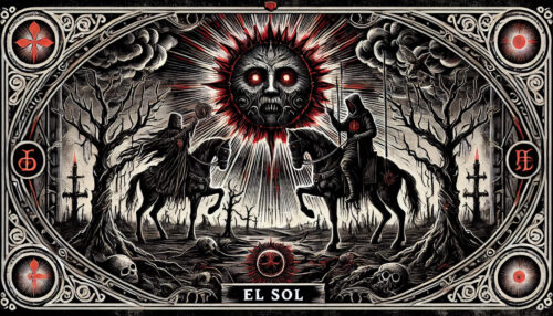 el sol en el tarot negro