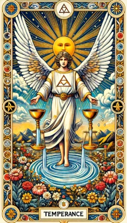 la templanza interpretacion tarot