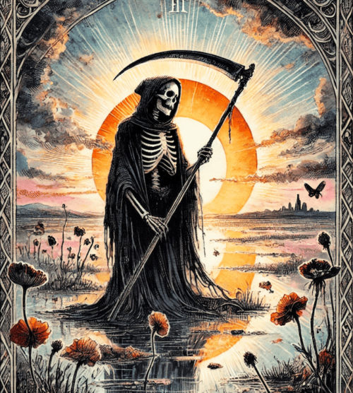 simbologia de la carta de la muerte