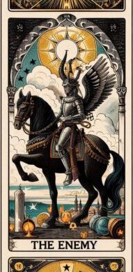 significado El enemigo tarot frances
