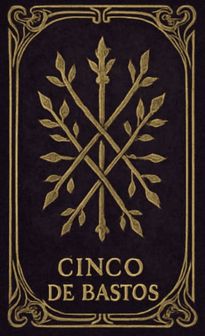 Cinco de Bastos icono - Consejo sobre conflicto y competencia