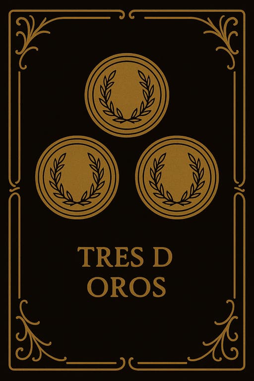Tres de Oros Tarot Consejo