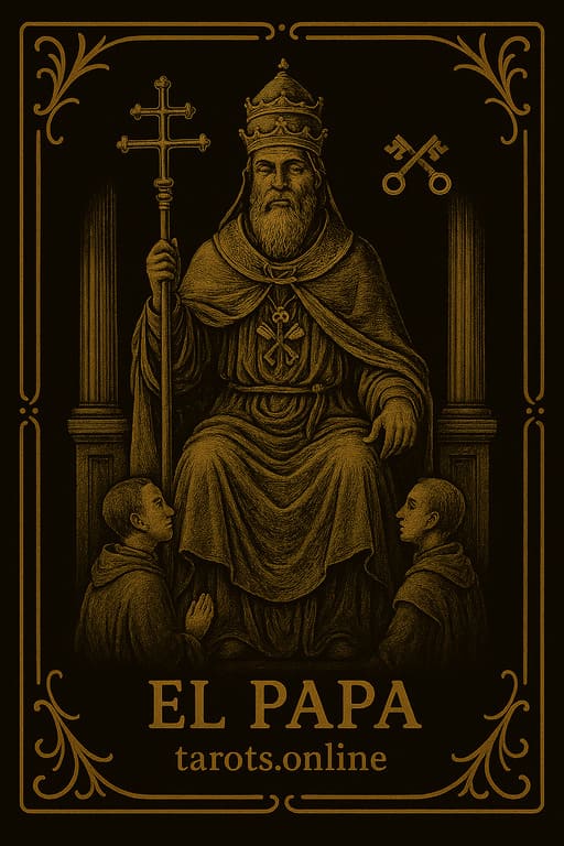 Carta del Tarot - El Papa