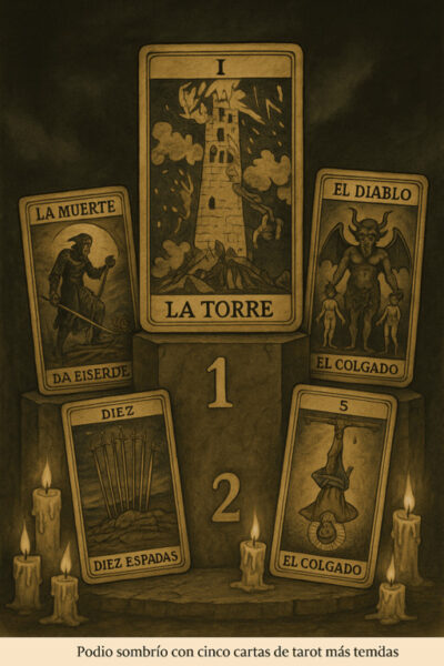 las cartas que mas miedo dan del tarot