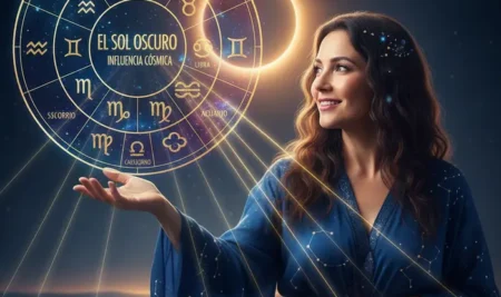 Astróloga analizando el impacto del eclipse solar de septiembre en una carta astral detallada.