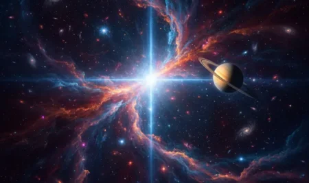 Una persona observa la brillante estrella de otoño Fomalhaut en el cielo nocturno, un evento astronómico clave.