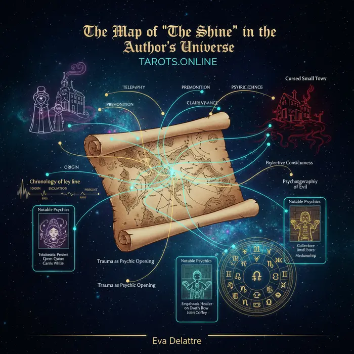 Infografía del universo conectado de Stephen King y el vidente de 'El Resplandor' - 5/9/2025.