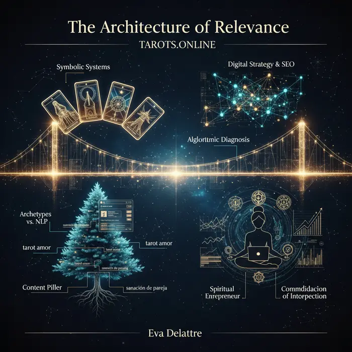 Infografía de la tirada de tarot para el amor del 5/9/2025, mostrando una guía de 5 cartas para sanar relaciones.