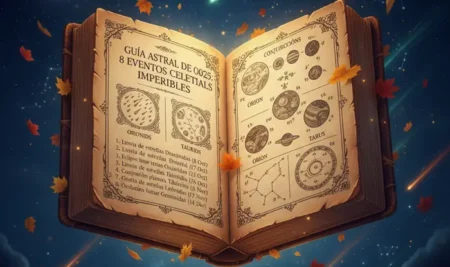 Diagrama de contenido pilar para la guia astrologica otoño 2025, mostrando la estructura de enlazado interno.