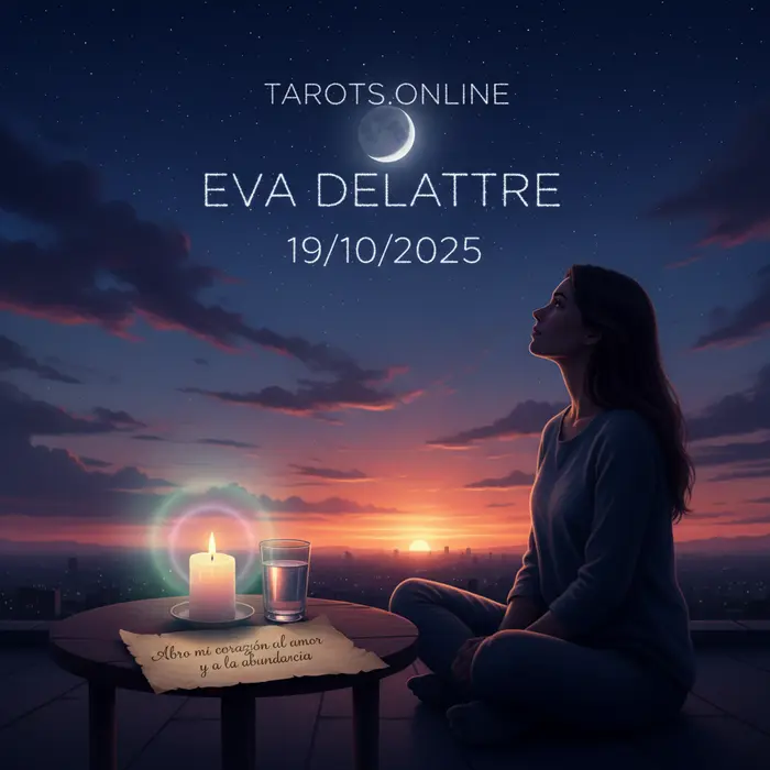 Ilustración de la conjunción de la Luna y Venus en el cielo del amanecer, un evento astrológico clave.