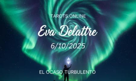 Ilustración del declive turbulento del sol y su conexión con el significado espiritual de las auroras boreales.