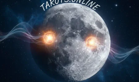 Visualización del impacto de un meteorito en la Luna y su significado espiritual.