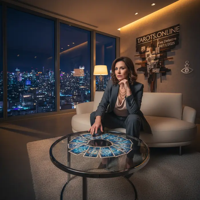 Ilustración del conflicto entre una celebridad y un vidente, reflejando el escándalo de Kim Kardashian y sus videntes.