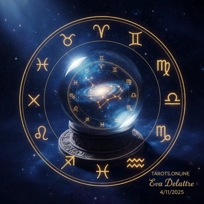 Mhoni Vidente en un fondo cósmico ofreciendo su horóscopo semanal y predicciones.